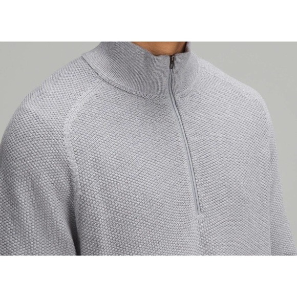 Lululemon Textured Knit Half-Zip Sweater - Picture 3 of 7